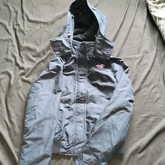 Blue Hollister All Weather Jacket Size M - Picture 2 of 4